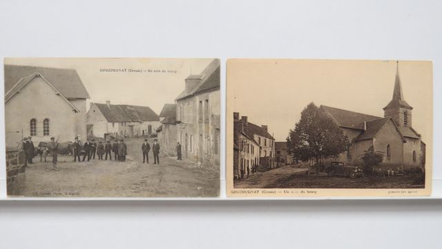 Gouzougnat : Lot de 2cpa. B.E.