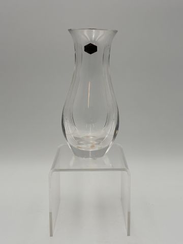 SAINT LOUIS – Vase en cristal, pastille. H 20 cm