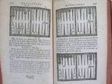 an open book with a picture of a game of backgams