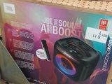a box that has a speaker inside of it