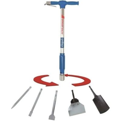 a close up of a hammer and tools on a white background