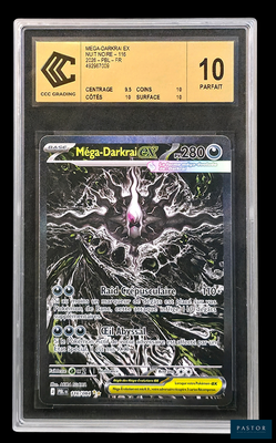 gros plan d'une carte pokemon sur fond noir