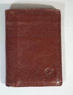 ELEPHANT D'OR Portefeuille en cuir marron