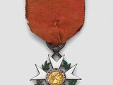 an image of a medal with a star on it on a white background