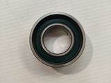 a close up of a ball bearing bearing on a white surface