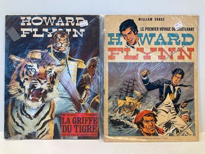 deux livres posés sur une surface blanche, avec un tigre et un tigre