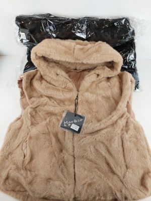 Lot de 2 - MAR & CO - Gilet sans manches fausse fourrure - C…