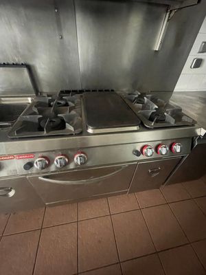 plaque de cuisson en acier inoxydable à quatre feux et quatre feux