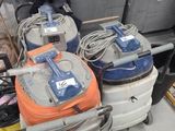 many suitcases that are sitting in a room