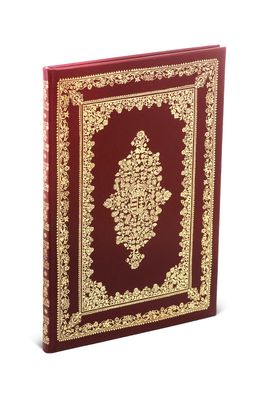 une image représentant un livre rouge orné de dorures