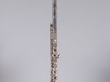 a close up of a silver pen on a clear stand