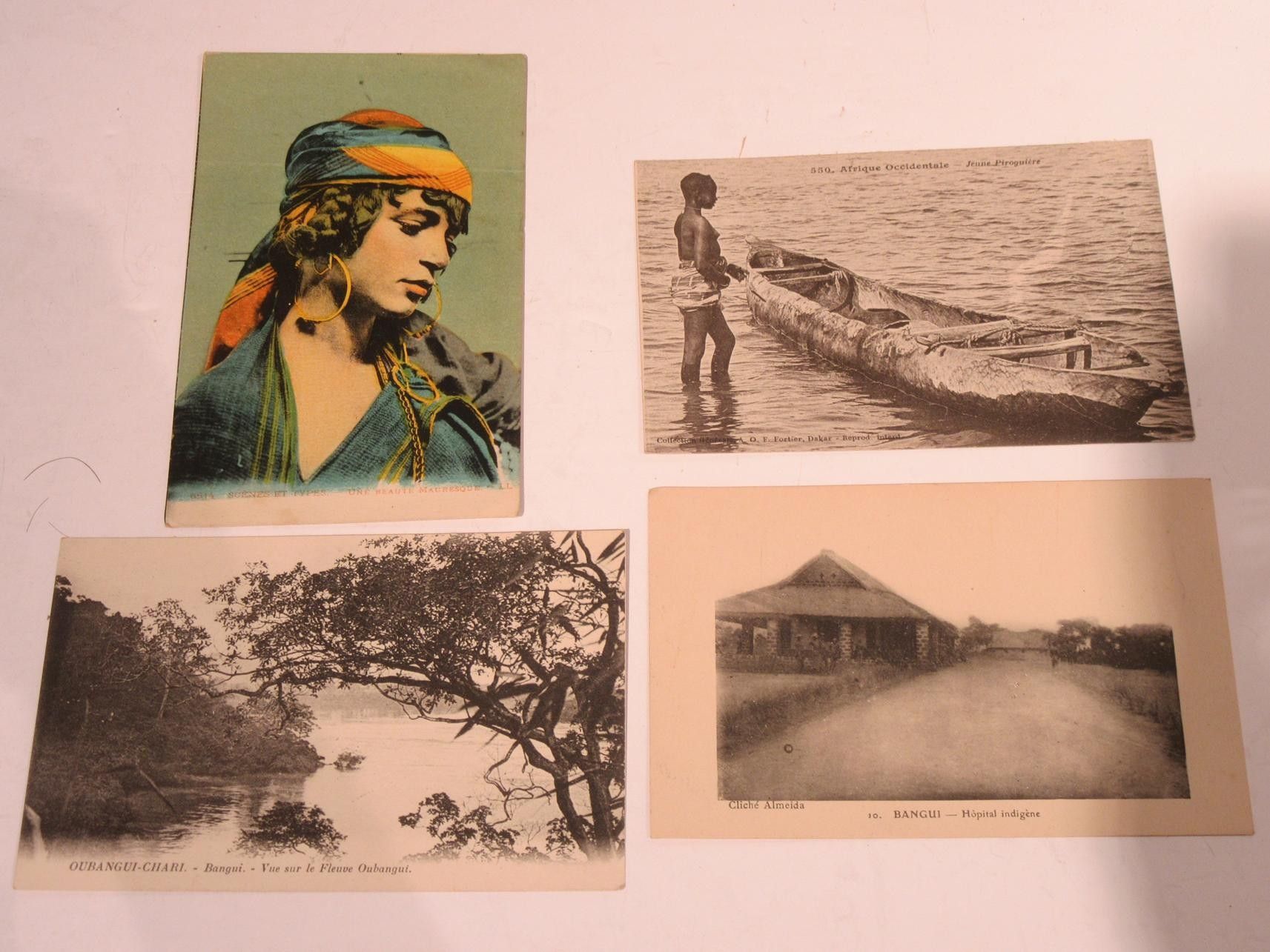 422 - LOT DE CARTES POSTALES AFRIQUE .5 - 7 EURO