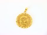 une image représentant une pièce d'or à l'effigie d'une femme