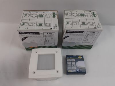 Lot de 2 - FUMAGALLI - Ces luminaires extérieurs encastrés a…
