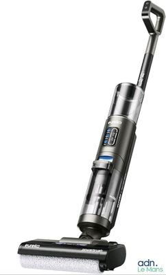 a close up of a vacuum cleaner on a white background