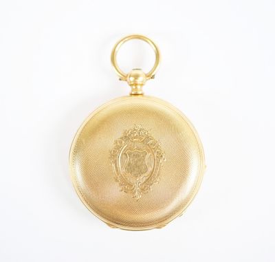 une image d'une montre à gousset en or sur fond blanc