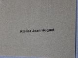 an image of a piece of paper with the words atelier jean huguett on it