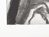 an image of a black and white drawing of a man with a hat