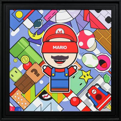 Collage « Super Mario Bros » encadré, encadré, encadré - Collage « Super Mario Bros »