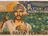 une affiche représentant un homme tenant un cigare à la main