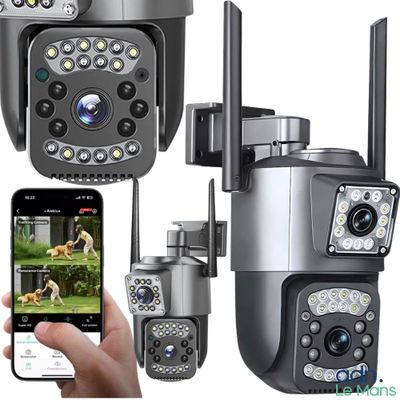 de nombreuses caméras connectées à un téléphone portable