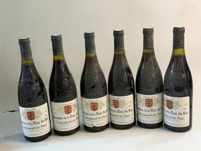 6 boteilles CDP 1990 Domaine de la Font du Roi