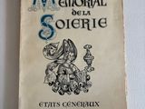 the front cover of a book with a drawing of a man riding a horse