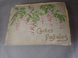 a box with a painting of flowers on it