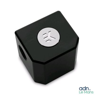 an image of a black box with a star symbol on it
