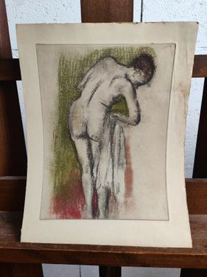 Edgar DEGAS d'après : Nu de dos.