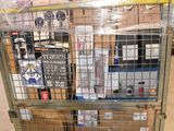 a cart that has a bunch of items in it