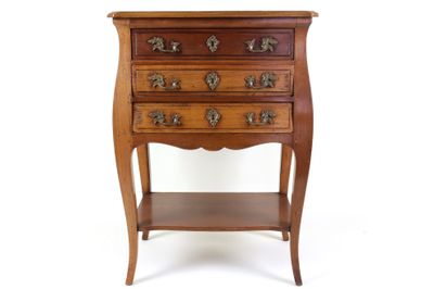 André MAILFERT (1884-1943) Petite commode de style Louis XV … - Photo 1