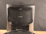 a record player sitting on top of a wooden table
