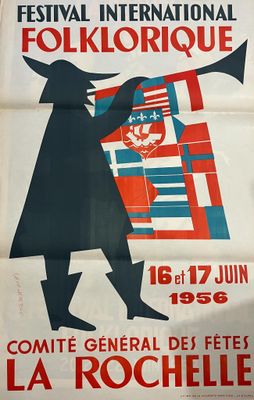 une image d'une affiche du festival international de folklore