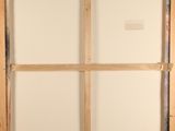 an image of a picture of a window frame being built into a wall