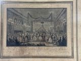 a picture of a drawing of a wedding ceremony