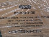 a box with a label on it sitting on a pallet