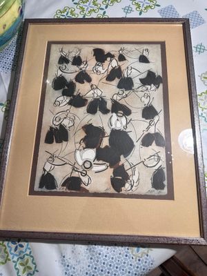 une photo d'une photo d'une photo d'un chat sur une table