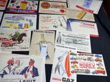 many different types of business cards on the table