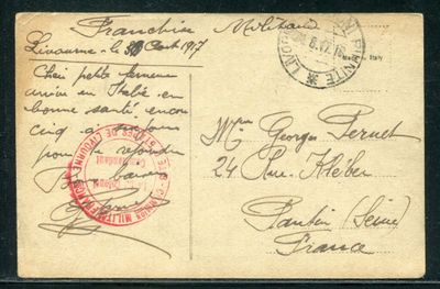 a close up of an old postcard with a stamp on it