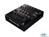 a close up of a dj controller on a white background