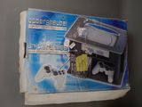 a box with a video game system inside of it