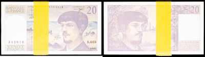 three pictures of a series of money with a picture of the beatles on them