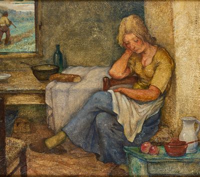 EEKMAN Nikolaas Mathijs, 1889-1973, Femme se reposant ou L'a…