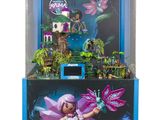 un gros plan d'une machine Playmobil sur laquelle se trouve une fée