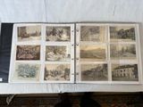 an open book with a bunch of pictures on it