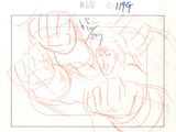 sketch of a drawing of a man and a woman holding hands