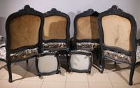 Ensemble de deux fauteuils, deux chaises et de deux repose-p… (photo 3)