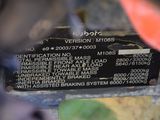 a close up of a label on a machine