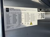 a sign on the door of a subway train